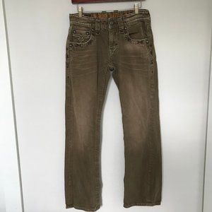 Men's Rock Revival Nick Slim Boot Jean 29